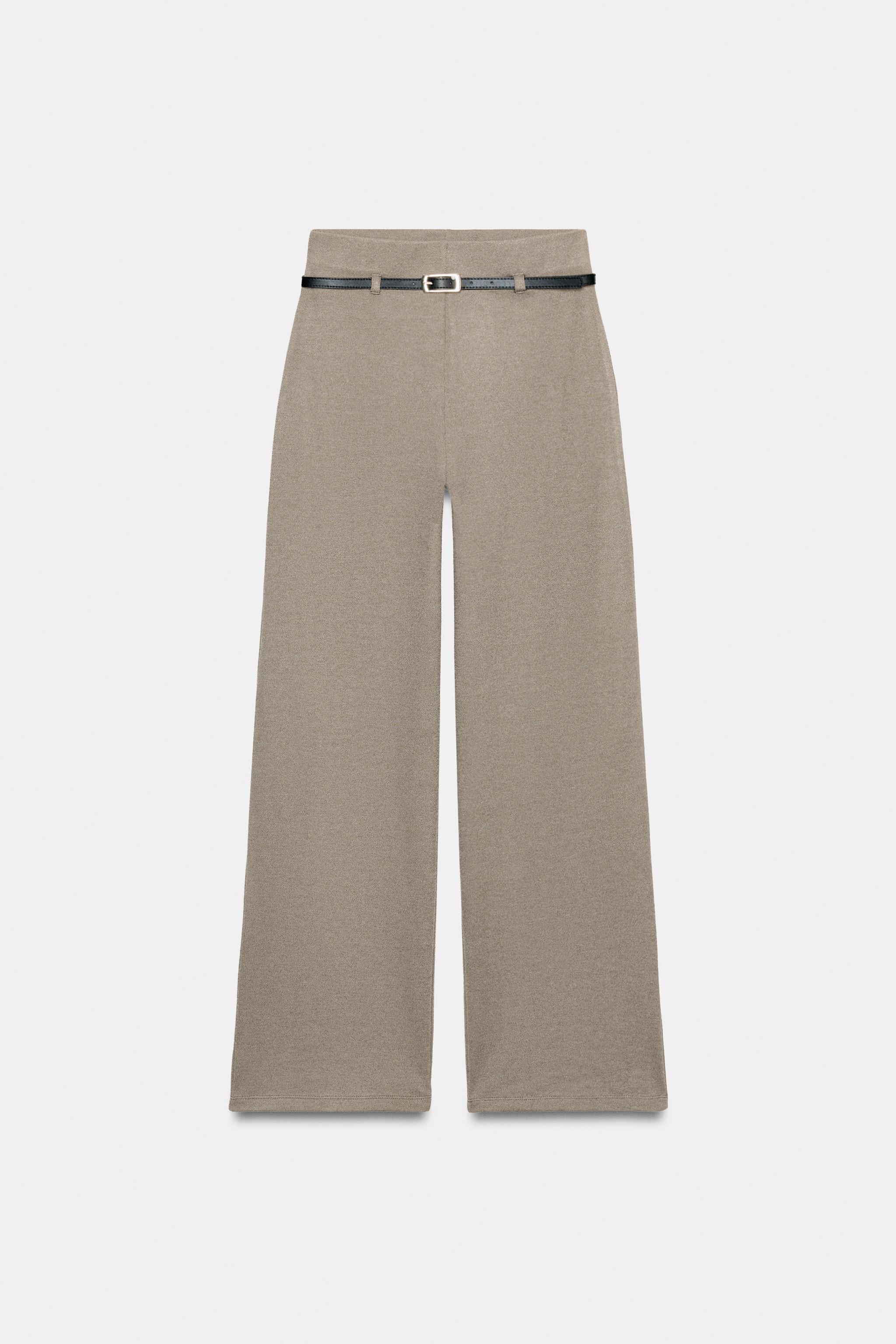 PANTALON PALAZZO AVEC CEINTURE